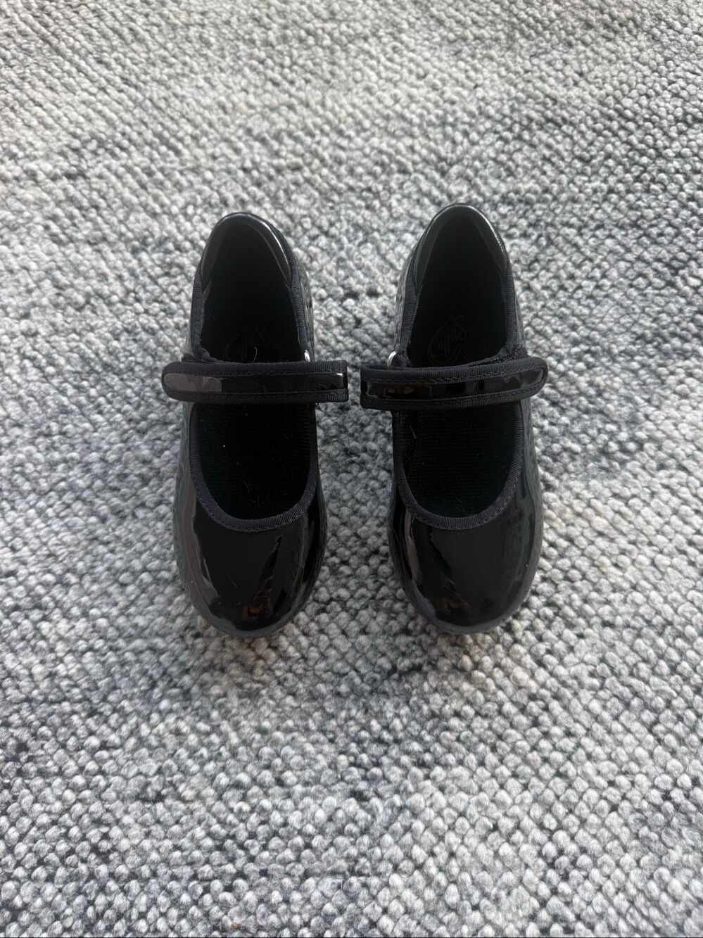 Stelle 11 Girls Black Tap Dance Shoes